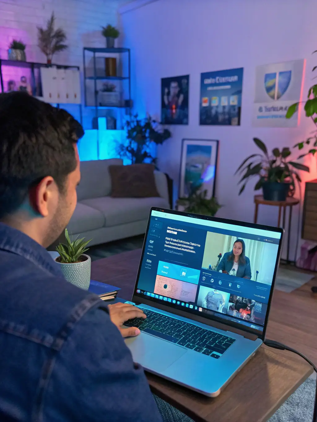 A training session on interview skills, with participants practicing their responses and receiving constructive feedback from experienced interviewers.